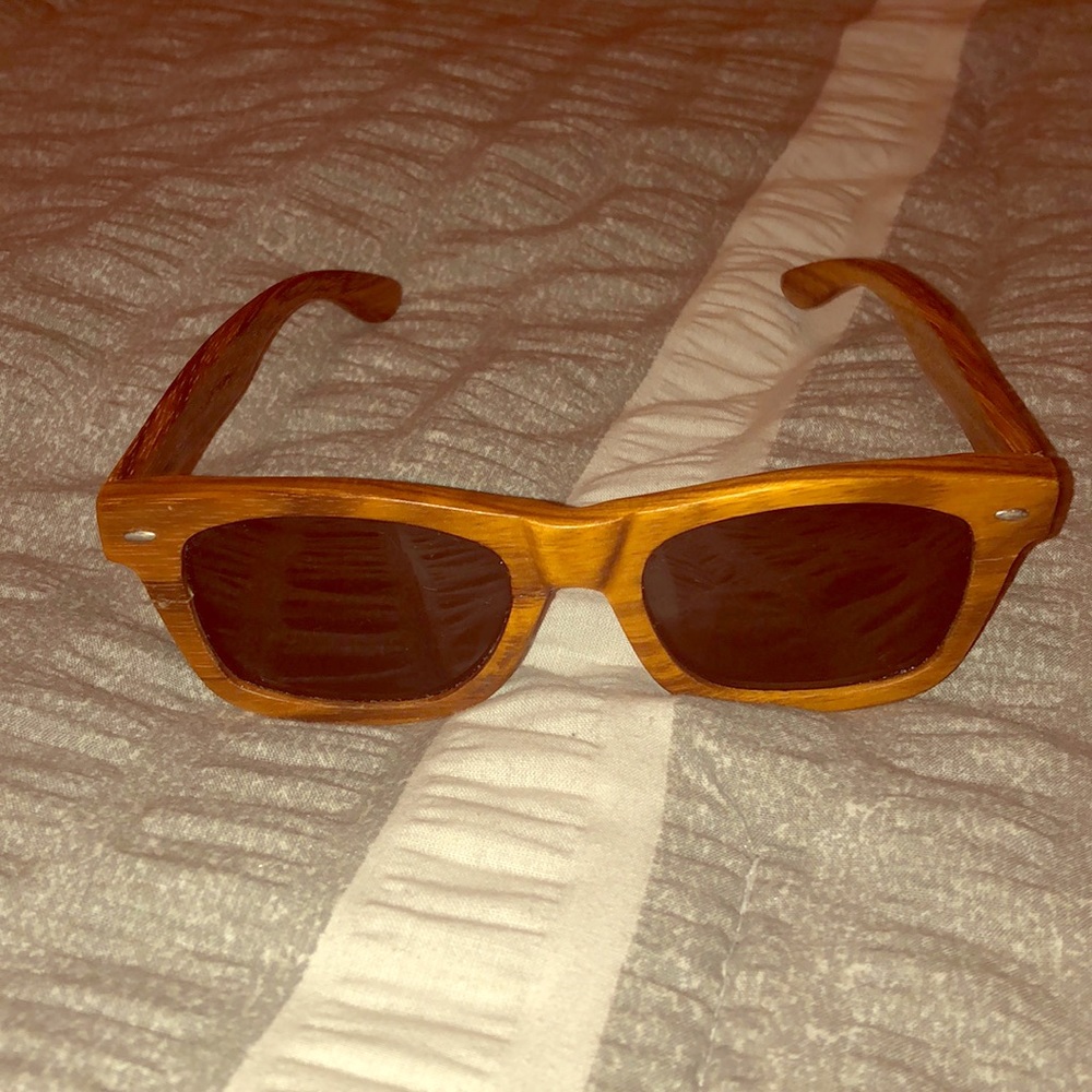 Wooden Wayfarer Sunglasses Polarized